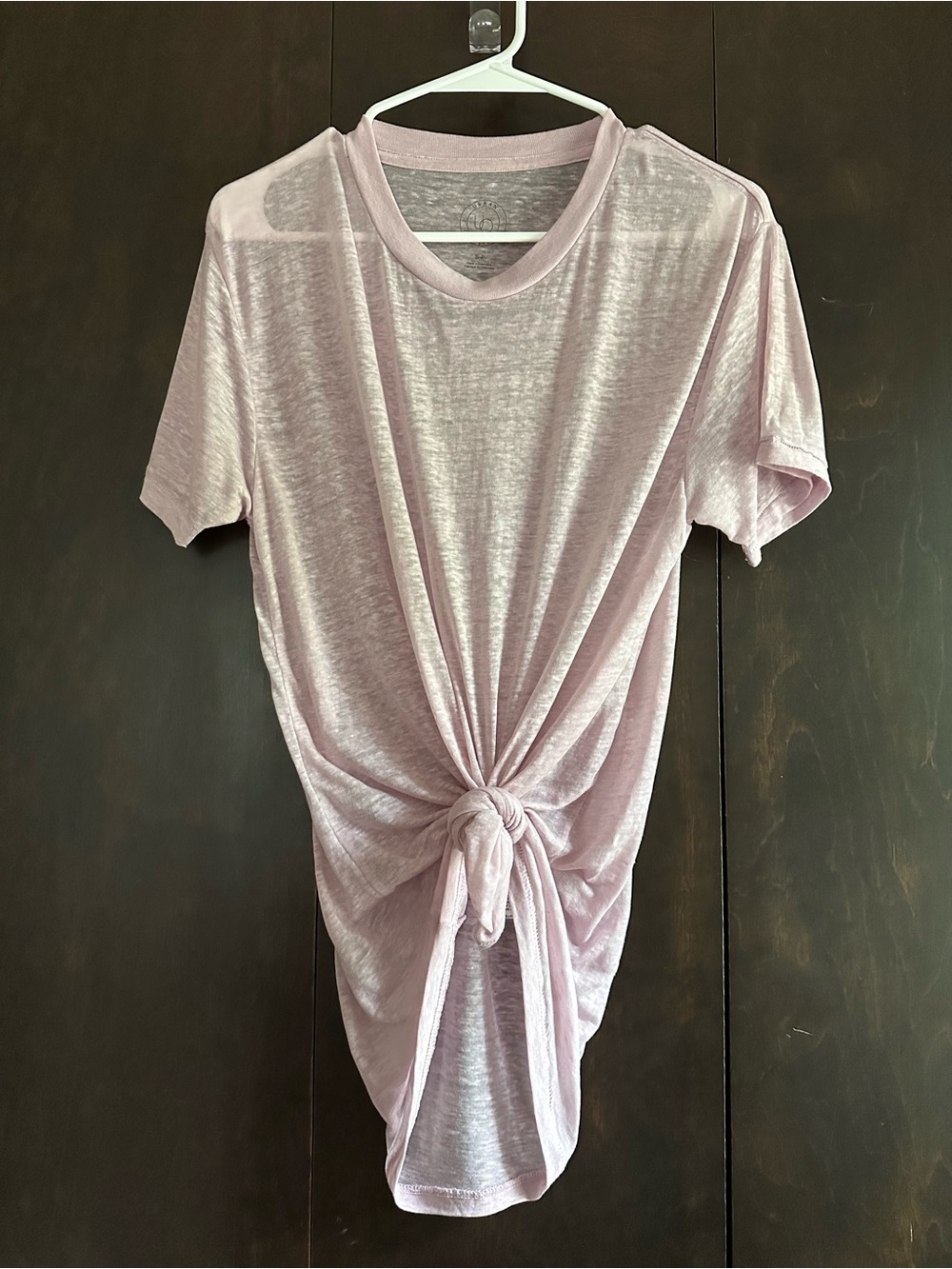 Urban Outfitters Light Pink Oversized Short Sleeve Tee
